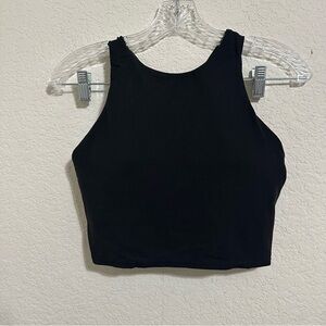 Athleta Conscious Crop Top Black Size Small